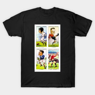 Vintage Rugby Cigarette Cards - Print T-Shirt